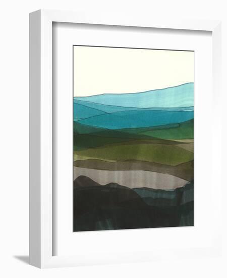 Blue Hills I-Jodi Fuchs-Framed Art Print