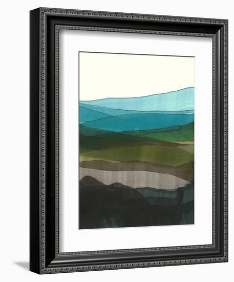 Blue Hills I-Jodi Fuchs-Framed Art Print