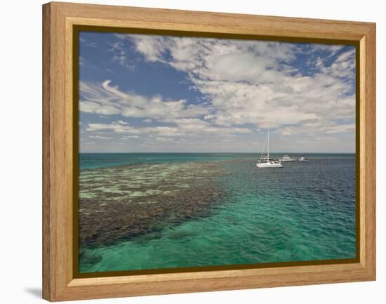 Blue Hole, World Heritage Site, Belize-Michele Westmorland-Framed Premier Image Canvas