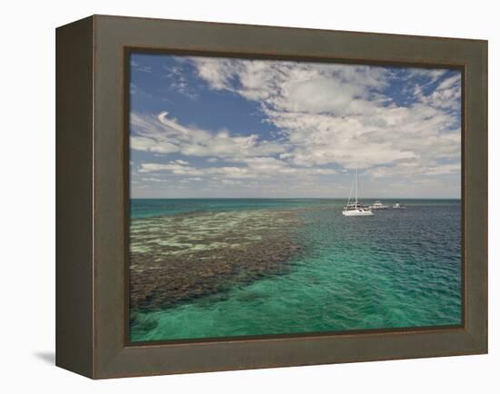 Blue Hole, World Heritage Site, Belize-Michele Westmorland-Framed Premier Image Canvas