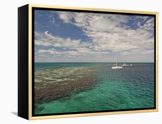 Blue Hole, World Heritage Site, Belize-Michele Westmorland-Framed Premier Image Canvas