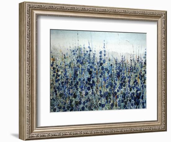 Blue Hollyhock-O'Toole O'Toole-Framed Premium Giclee Print