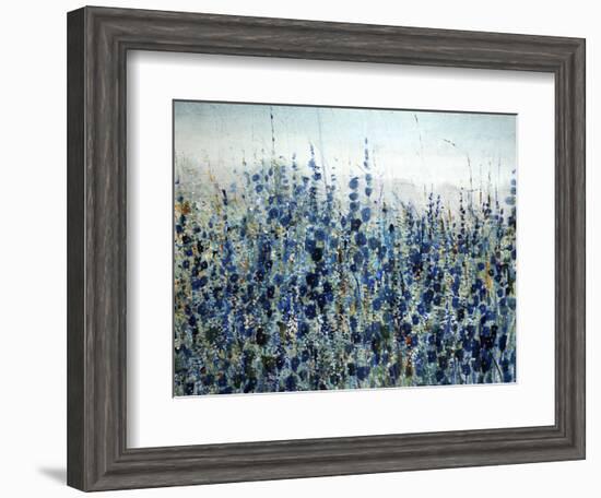 Blue Hollyhock-O'Toole O'Toole-Framed Premium Giclee Print