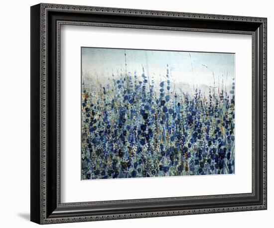 Blue Hollyhock-O'Toole O'Toole-Framed Premium Giclee Print