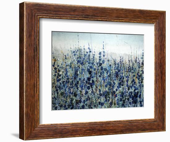 Blue Hollyhock-O'Toole O'Toole-Framed Giclee Print