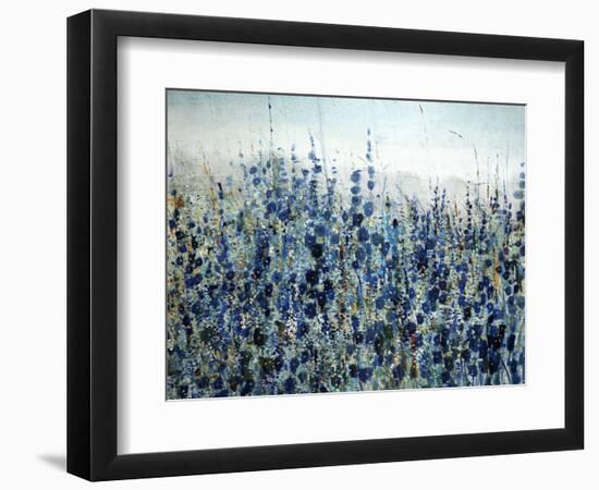 Blue Hollyhock-O'Toole O'Toole-Framed Giclee Print