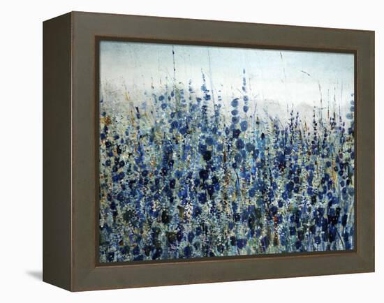 Blue Hollyhock-O'Toole O'Toole-Framed Premier Image Canvas