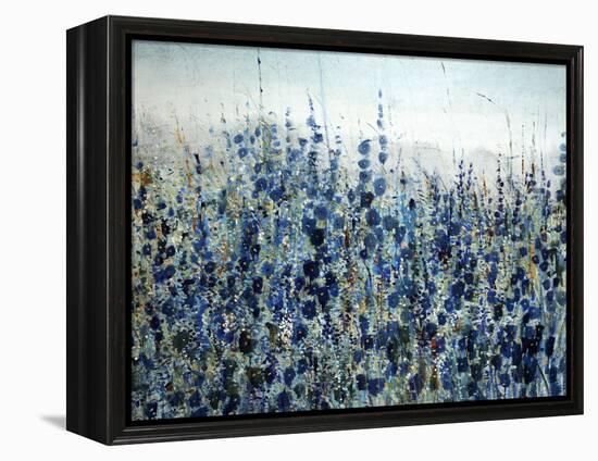 Blue Hollyhock-O'Toole O'Toole-Framed Premier Image Canvas