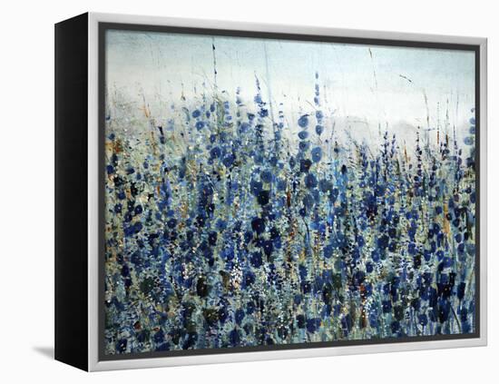 Blue Hollyhock-O'Toole O'Toole-Framed Premier Image Canvas