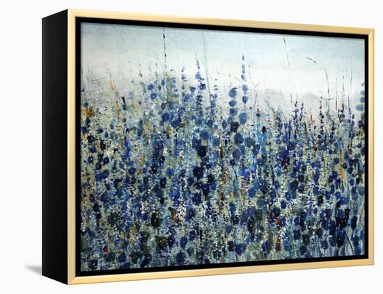 Blue Hollyhock-O'Toole O'Toole-Framed Premier Image Canvas