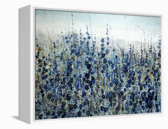 Blue Hollyhock-O'Toole O'Toole-Framed Premier Image Canvas