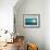 Blue Horizon Abstract Study I-Emma Moore-Framed Art Print displayed on a wall