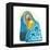 Blue Horizon Madonna-Kerstin Stock-Framed Stretched Canvas