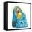 Blue Horizon Madonna-Kerstin Stock-Framed Stretched Canvas