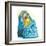 Blue Horizon Madonna-Kerstin Stock-Framed Art Print