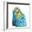 Blue Horizon Madonna-Kerstin Stock-Framed Art Print