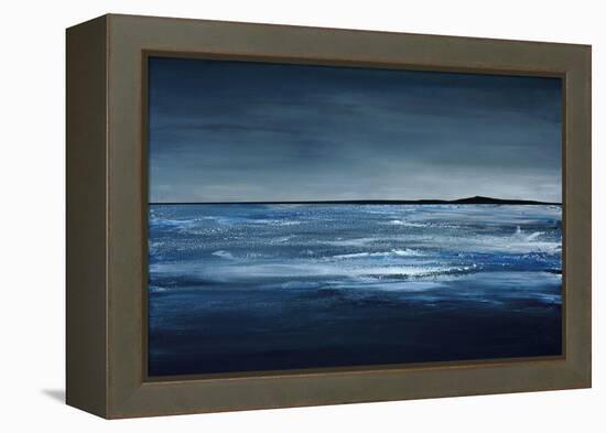 Blue Horizon-Earl Kaminsky-Framed Stretched Canvas