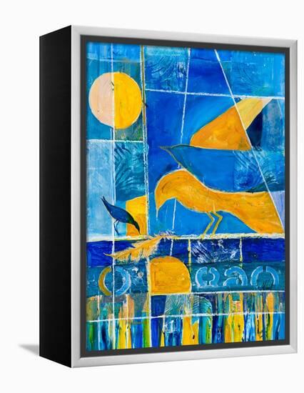 Blue Horizons-Margaret Coxall-Framed Premier Image Canvas