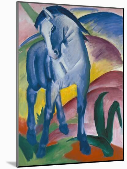 Blue Horse, 1911-Franz Marc-Mounted Giclee Print