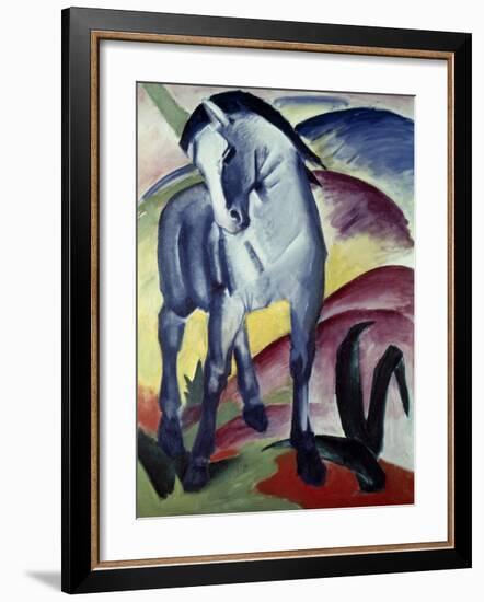 Blue horse I 1911-Franz Marc-Framed Giclee Print