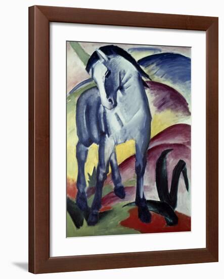 Blue horse I 1911-Franz Marc-Framed Giclee Print