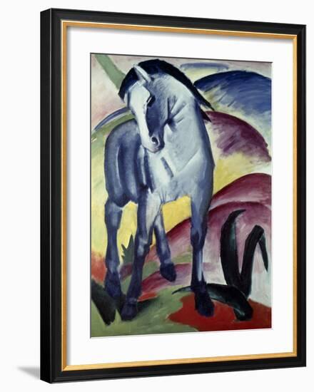 Blue horse I 1911-Franz Marc-Framed Giclee Print