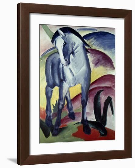 Blue horse I 1911-Franz Marc-Framed Giclee Print