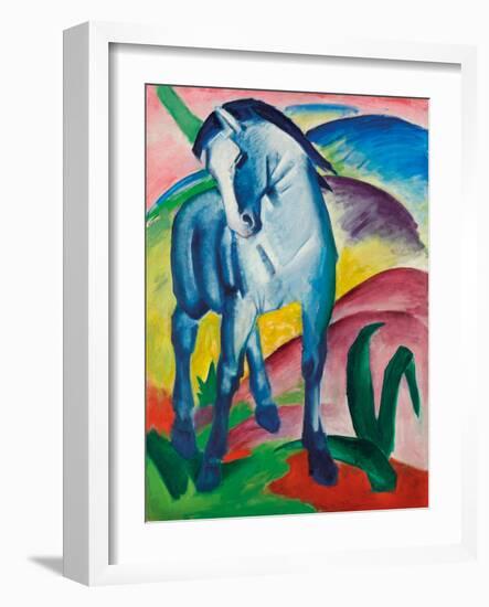 Blue Horse I, 1911-Franz Marc-Framed Giclee Print