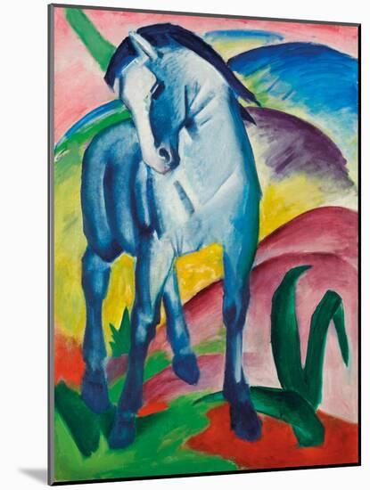 Blue Horse I, 1911-Franz Marc-Mounted Giclee Print