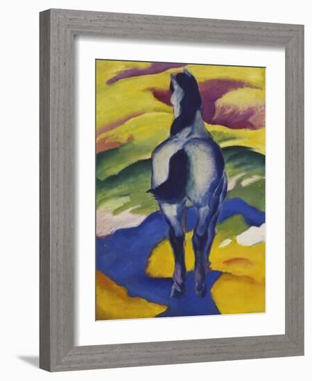 Blue Horse Ii, 1911-Franz Marc-Framed Giclee Print