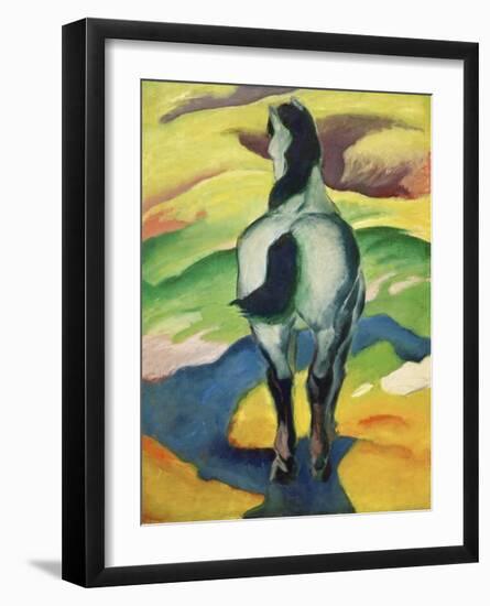 Blue horse II-Franz Marc-Framed Giclee Print