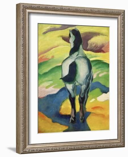 Blue horse II-Franz Marc-Framed Giclee Print