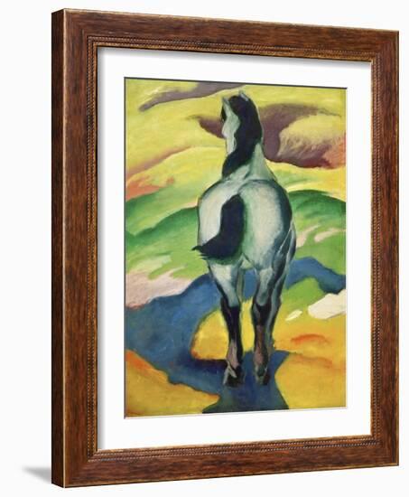 Blue horse II-Franz Marc-Framed Giclee Print