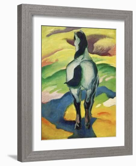 Blue horse II-Franz Marc-Framed Giclee Print