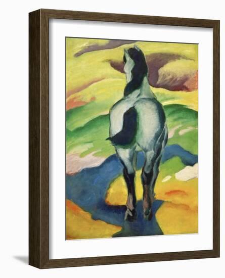 Blue horse II-Franz Marc-Framed Giclee Print