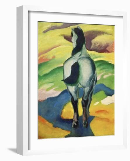 Blue horse II-Franz Marc-Framed Giclee Print