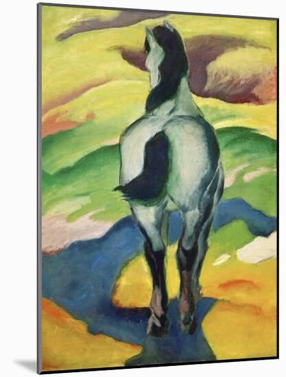 Blue horse II-Franz Marc-Mounted Giclee Print