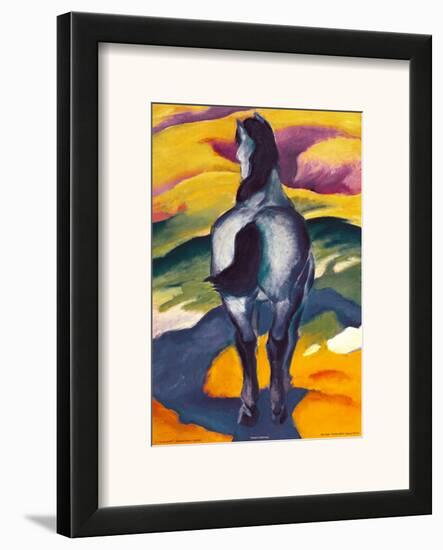 Blue Horse II-Franz Marc-Framed Art Print