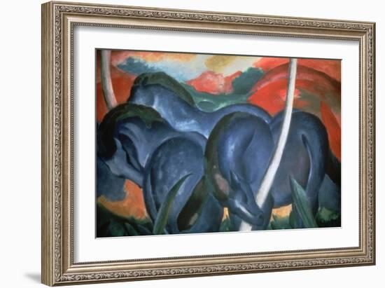 Blue Horses, 1911-Marc Franz-Framed Giclee Print