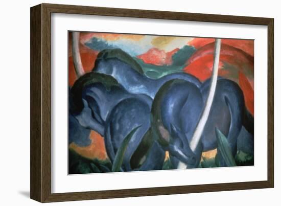 Blue Horses, 1911-Marc Franz-Framed Giclee Print