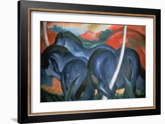 Blue Horses, 1911-Marc Franz-Framed Giclee Print