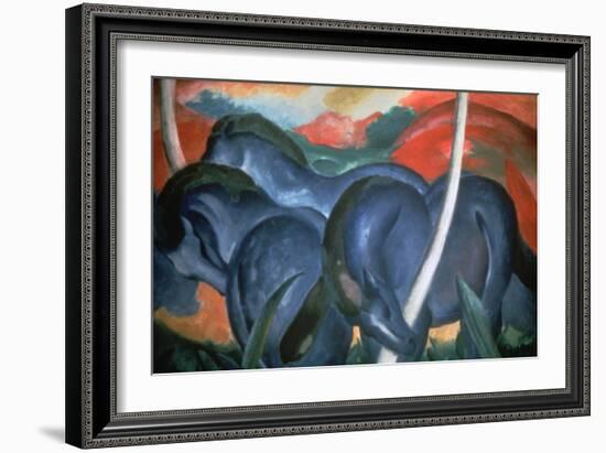 Blue Horses, 1911-Marc Franz-Framed Giclee Print