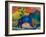 Blue Horsey, Children's Image, 1912-Franz Marc-Framed Giclee Print