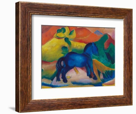 Blue Horsey, Children's Image, 1912-Franz Marc-Framed Giclee Print