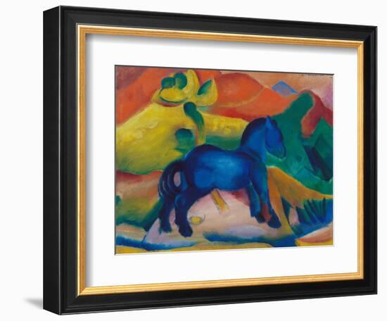 Blue Horsey, Children's Image, 1912-Franz Marc-Framed Giclee Print