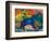 Blue Horsey, Children's Image, 1912-Franz Marc-Framed Giclee Print