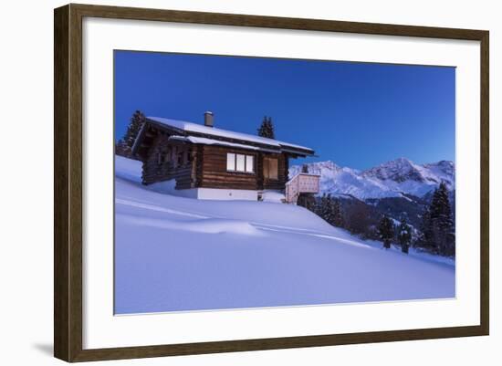 Blue Hour in the Swiss Alps-Armin Mathis-Framed Photographic Print