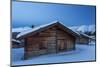 Blue Hour on Wiesner Alp Near Davos-Armin Mathis-Mounted Photographic Print