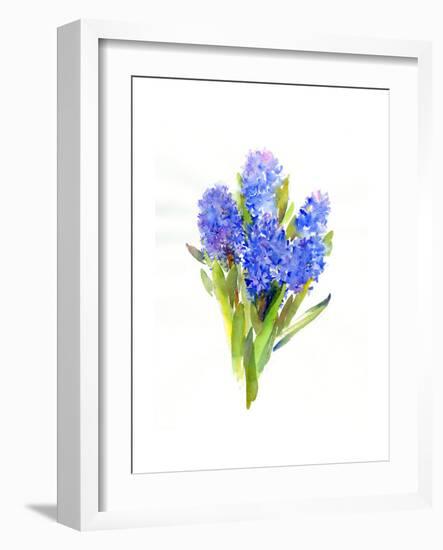 Blue Hyacinth, 2014-John Keeling-Framed Giclee Print