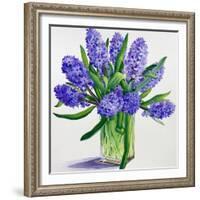 Blue Hyacinths-Christopher Ryland-Framed Giclee Print